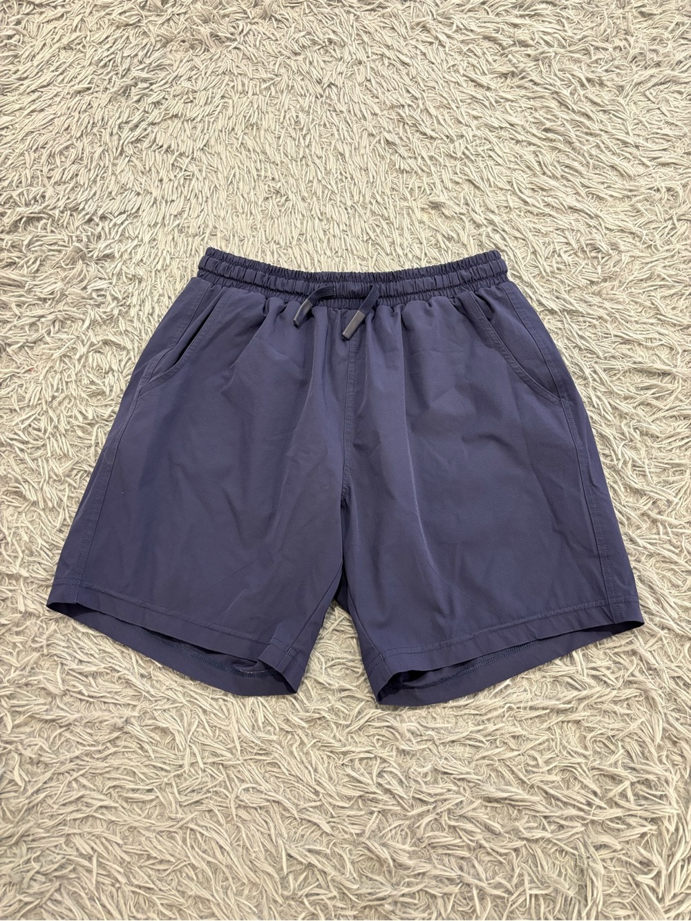 Bear Bottom Clothing Mens Medium Blue 7" Inseam Lined Activewear Base Shorts Run